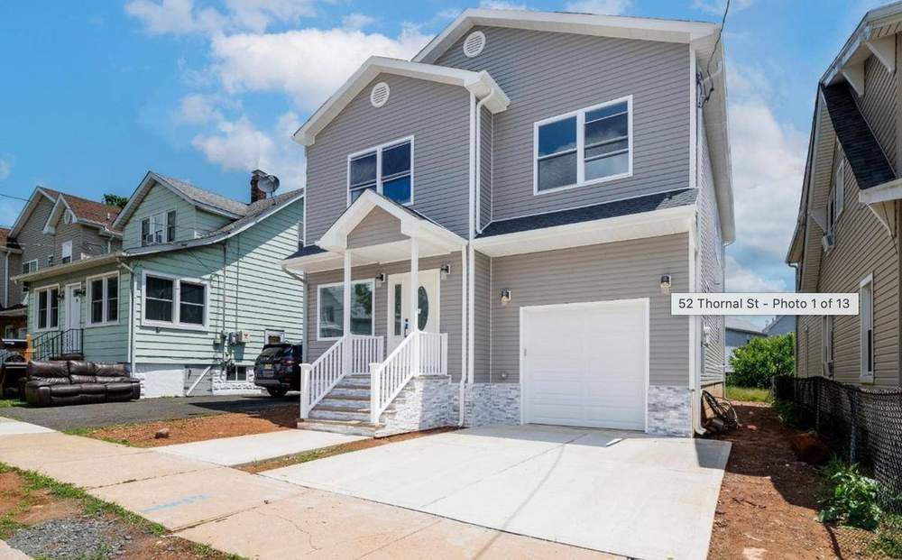 Front exterior — completed