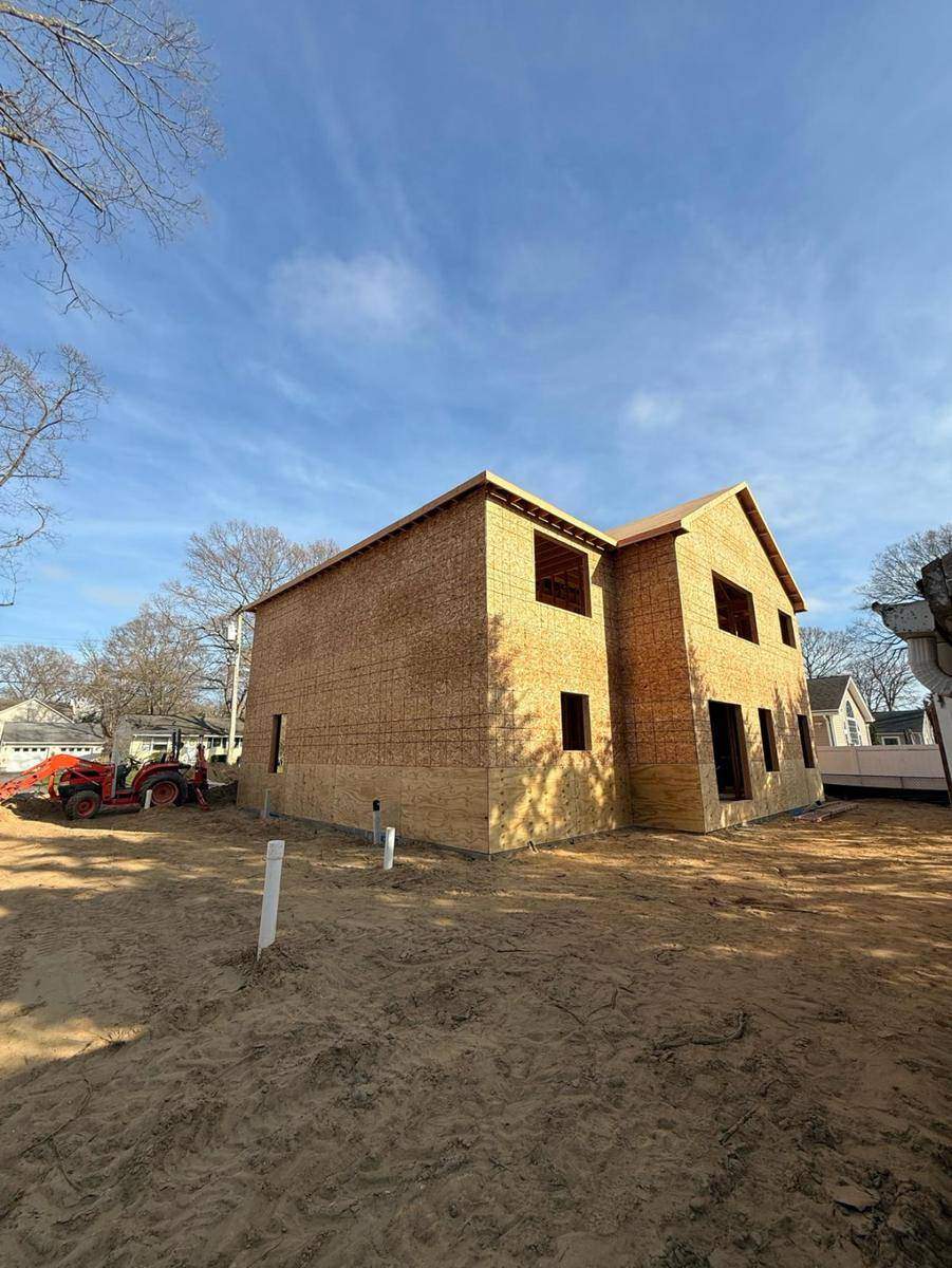 Residential new construction framing — two-story home