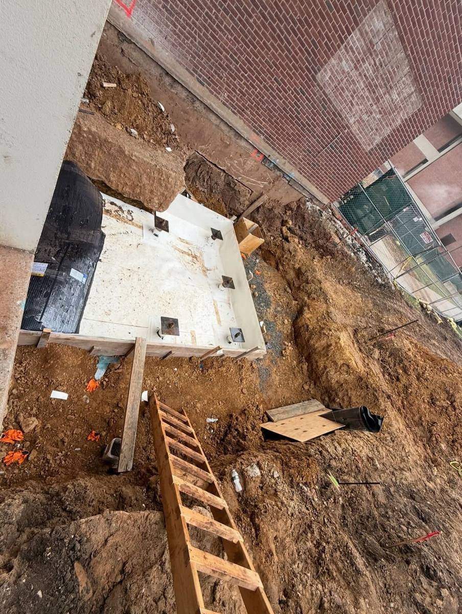 Foundation excavation