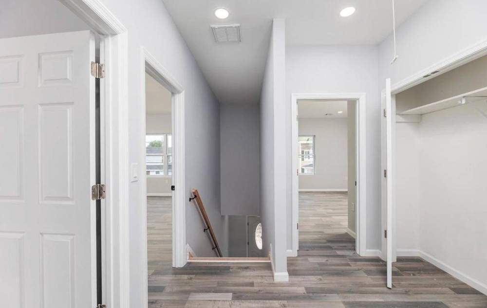 Upstairs hallway and bedrooms