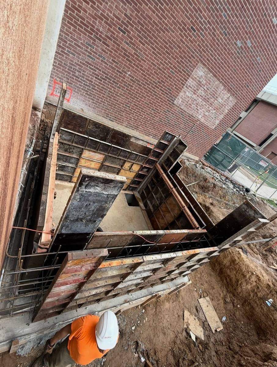 Rebar and formwork