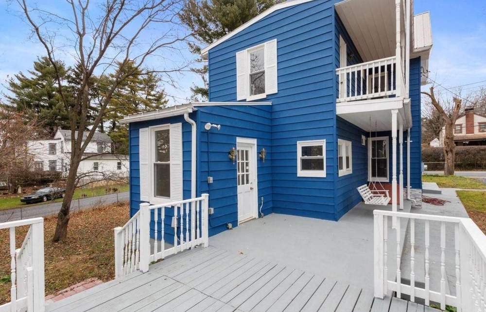 Rear deck and siding